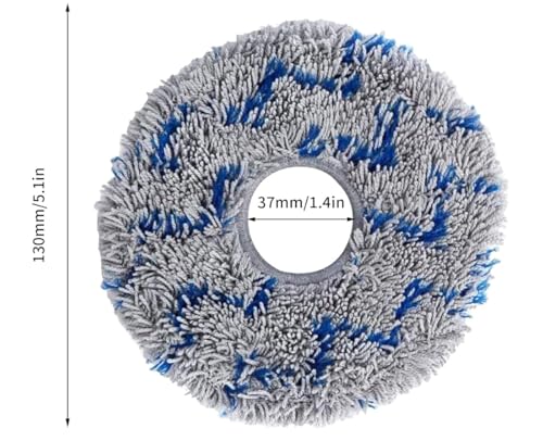 Image of Replacement Accesories for Ecovacs X1 Omni and T10 Omni Turbo Robot Vacuum Cleaners (4 Mopping Cloths)