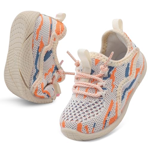 Image of relxfeet Toddler Boys Girls Shoes Little Kids Sneakers Lightweight Breathable Slip on Walking Tennis Shoes
