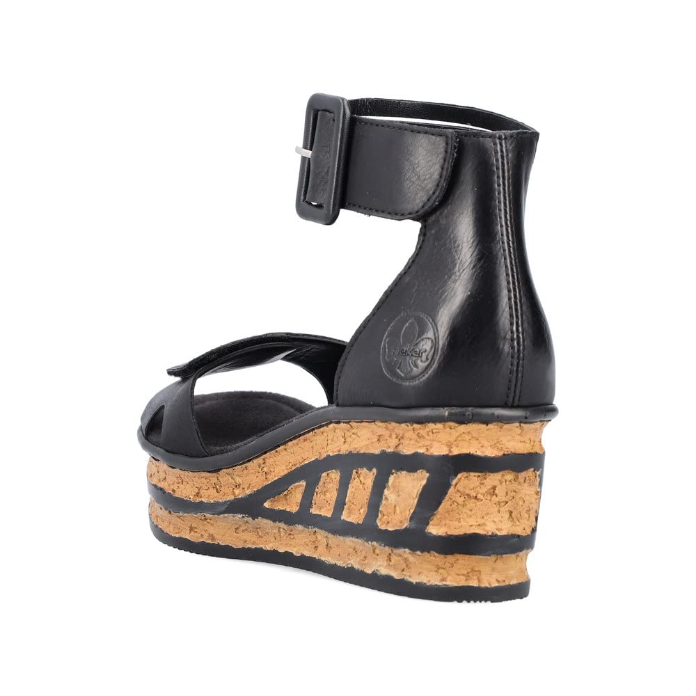 Rieker Damen Klassische Sandalen 68194, Frauen Sandalen
