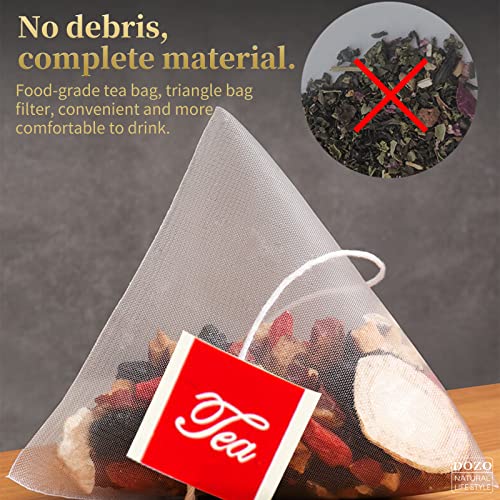 Dozo Men’s Maca Herbal Tea Ginseng Five Treasures Tea Wubao Tea 8.46Oz/240G(25Bag) Men's Kidney Tea American Ginseng Raspberries Mulberries Red Dates Goji Berries Maca 补肾茶 男人茶 人参五宝茶 #TOP1