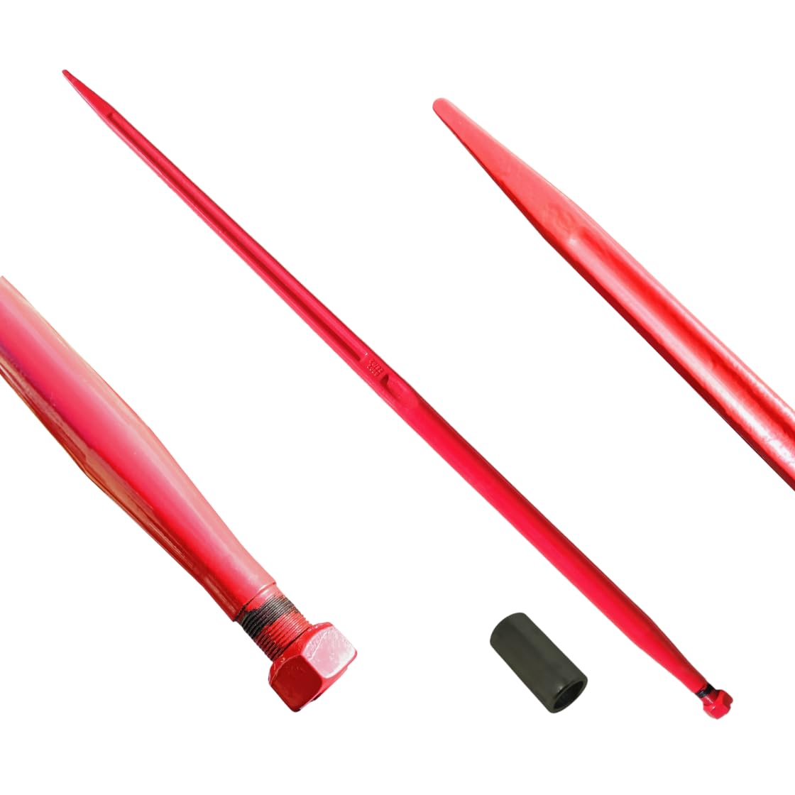 Frontladerzinken Frontlader 1100mm Zinken Großballenzinken M22x1.5 + Büchse