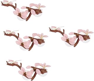 Ipetboom 4 Pçs Ramos De Resina Simulada Recipientes De Vidro Tanque De Peixes De Brinquedo Resina Animais Réptil Ramo De Escalada Ramo De Árvore Réptil Ramo De Árvore Tanque De Peixes