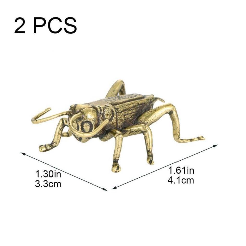 コオロギ銅製置物アンティーク