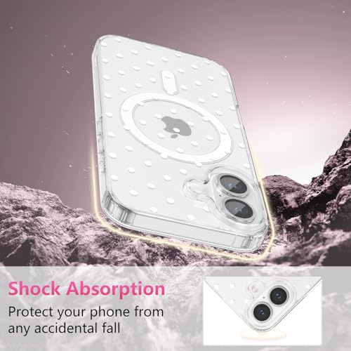 Coque iPhone 16 Plus esthétique rayée et transparente antichoc