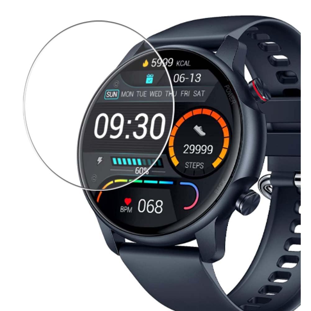 [3 Pack] Synvy Screen Protector Film, compatible with Niizero C18 Smartwatch Smart Watch Guard Skin [ Not Tempered Glass Protectors ]