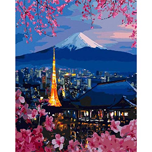 Yingxin34 Puzzle Monte Fuji di Notte Puzzle Pezzi