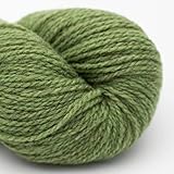 Biowolle zum Stricken und Häkeln | BC Garn Semilla Melange GOTS Wolle | 50 g Bio Wolle Strang | organic wool Streichgarn (17 apfel)