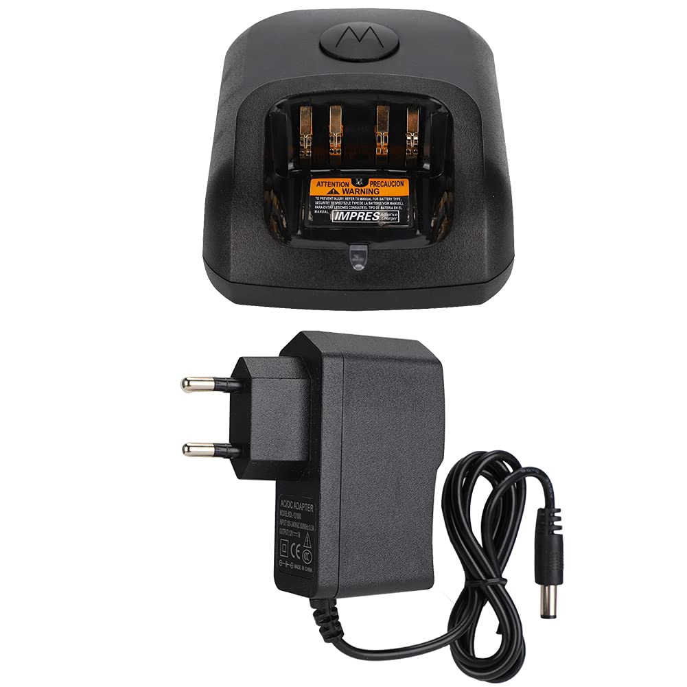 Caricabatterie Rapido per XIR P8268 DP4400 DP4800 DP4801 DEP550 DEP570 DP2000 DP2400 DP2600 Walkie Talkie 100-240 V, Base Stazione di Ricarica Batteria Radio Bidirezionale