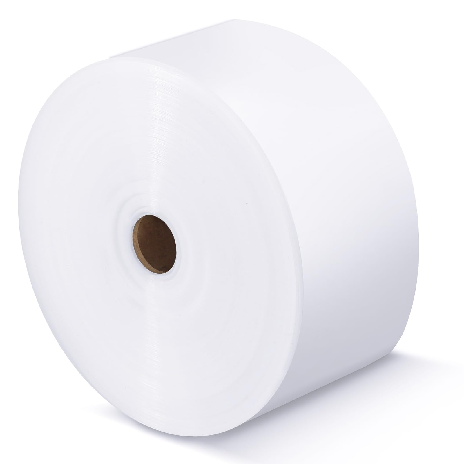 PerKoop Rollo de tubo de polietileno LDPE de 6 mil, rollo de tubo de plástico Candy Lei a granel para embalaje, mudanza y almacenamiento (4 pulgadas de ancho x 500 pies de largo)