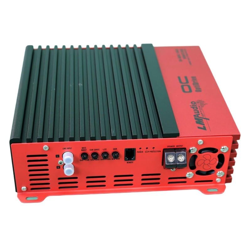 Image of Luna Morena LM-4000.1BASSATT Bass Car Audio Amplifier 4000 Watt 1 Channel Subwoofer Amp 1 Ohm with Dial Adjust Bass Boost Subsonic Filter