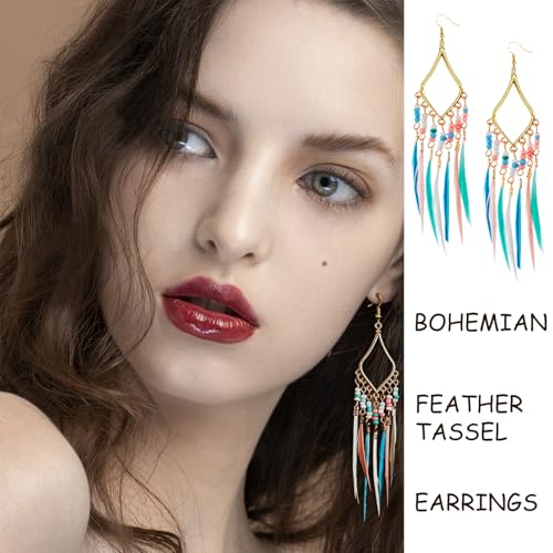 Vintage Boho Earrings for Women Dangling Ethnic Sunflower Earring Hippie Patina Dangle Earrings Bohemian Country Earring4