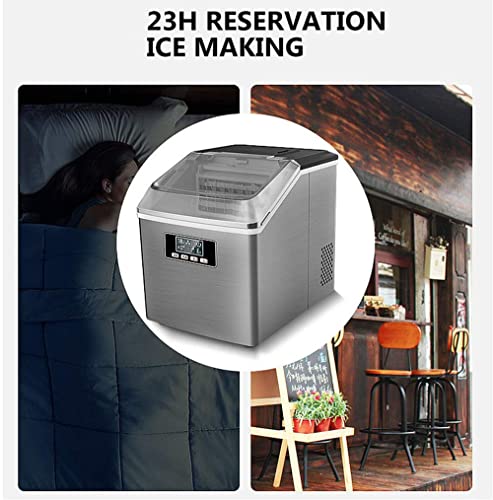 MHGD Aufsatz-Eismaschine, 55 lbs in 24 Stunden, elektrische Eismaschine mit LCD-Display, Selbstreinigungsfunktion, für… – Bild 8