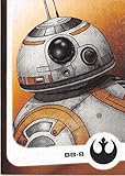 BB-8 trading card Star Wars Journey Last Jedi 2017 Topps #8 character pose art image sub set
