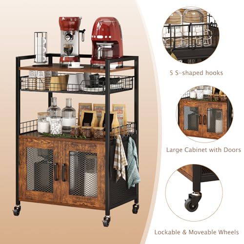 Hencawima Coffee Bar Cabinet