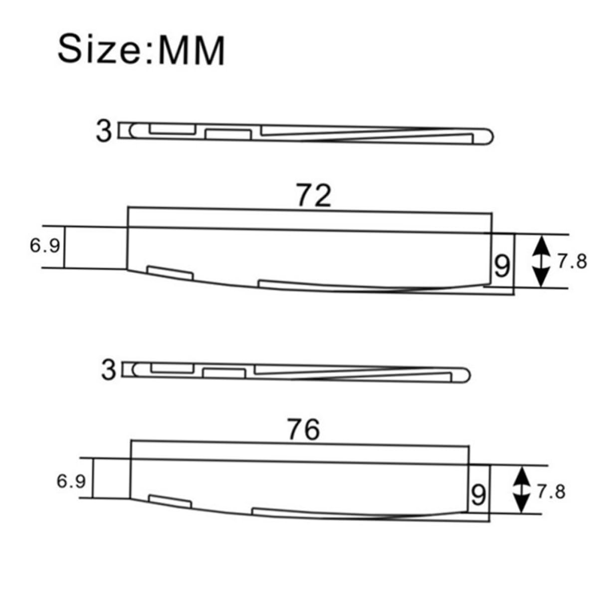ifundom Guitar Bridge Brass Saddle Nut and Nut Acoustic Guitar Part Brass Replacement for Folk Guitars