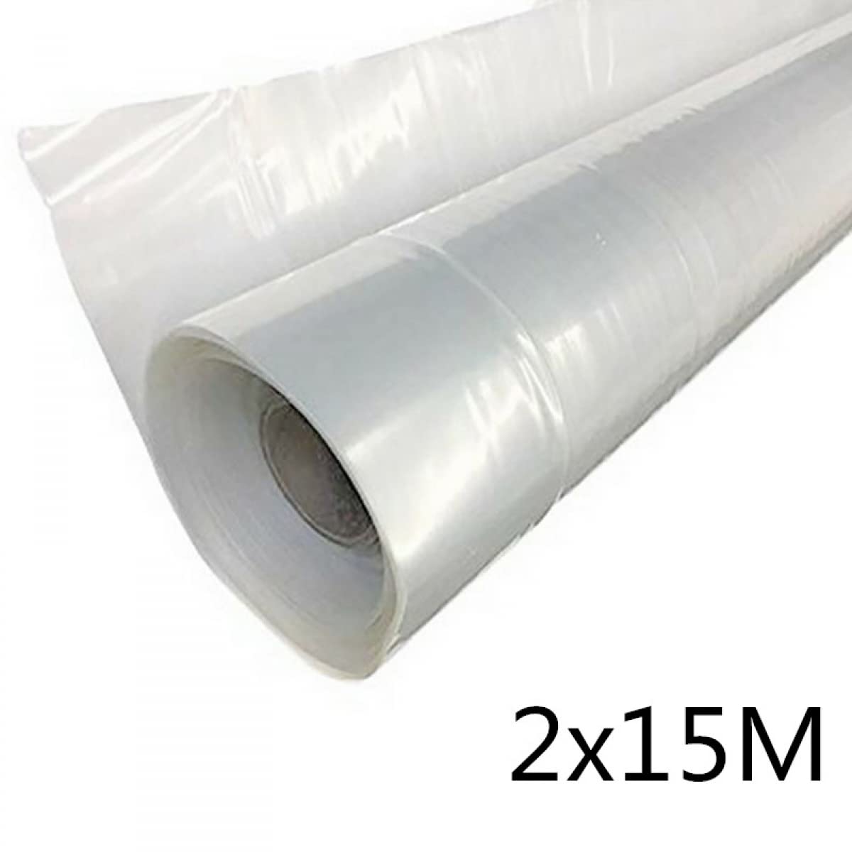 SPORTARC Película para invernadero, película de polietileno para invernadero de 15 m, película de plástico transparente para invernadero, resistente a los rayos UV, película de polietileno que
