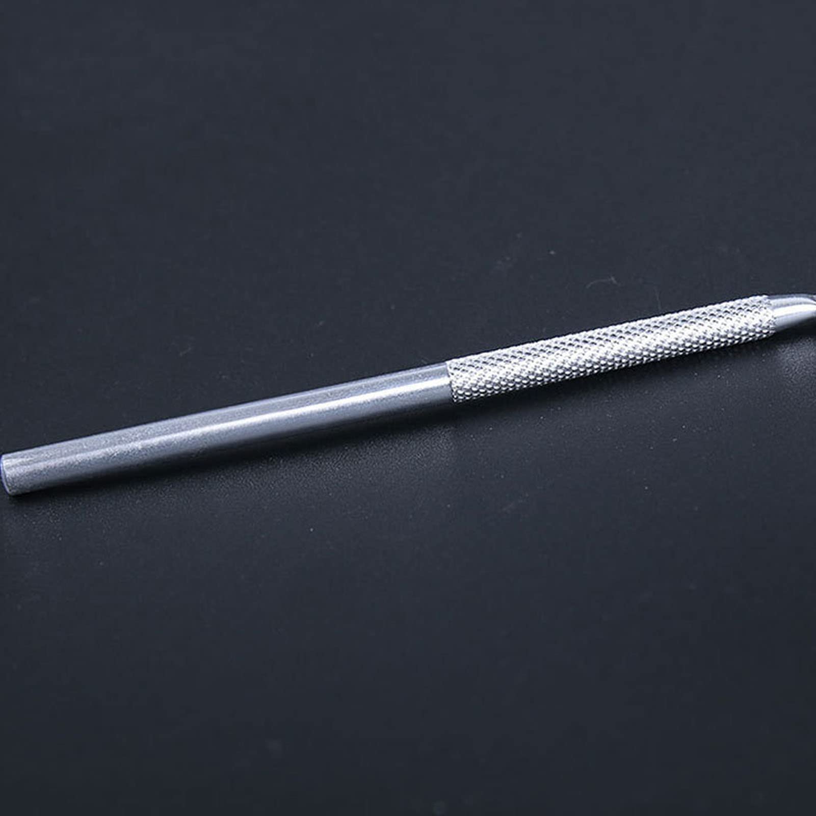Outil Double Pour Poterie : Aiguille + Brosse Texture Fil - Aluminium Et Acier Inox, 13.5/16cm