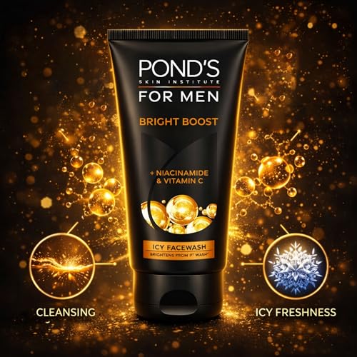 Pond's Men Energy Bright Facewash with Coffee Bean - 100g - Image 3