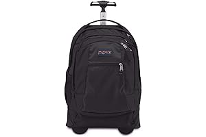 JanSport Rolling Backpack for Girls: Core Series Wheeled Backpack for School