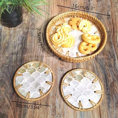 Mini Lazy Susan de nácar con 50% de descuento, ahora $12.49 - Image 3