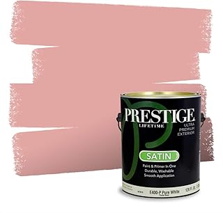 PRESTIGE Paints Exterior Paint and Primer In One, 1-Gallon, Satin, Compa...