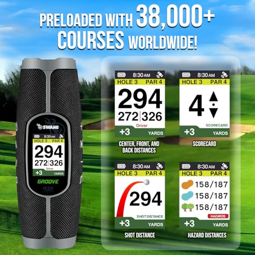 Image of Izzo Golf Swami Groove Golf GPS Speaker, No App or Subscription Required