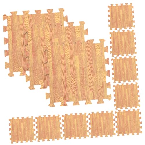Tapis de jeu mousse pour enfant avec 12 dalles à emboîter pour le sol