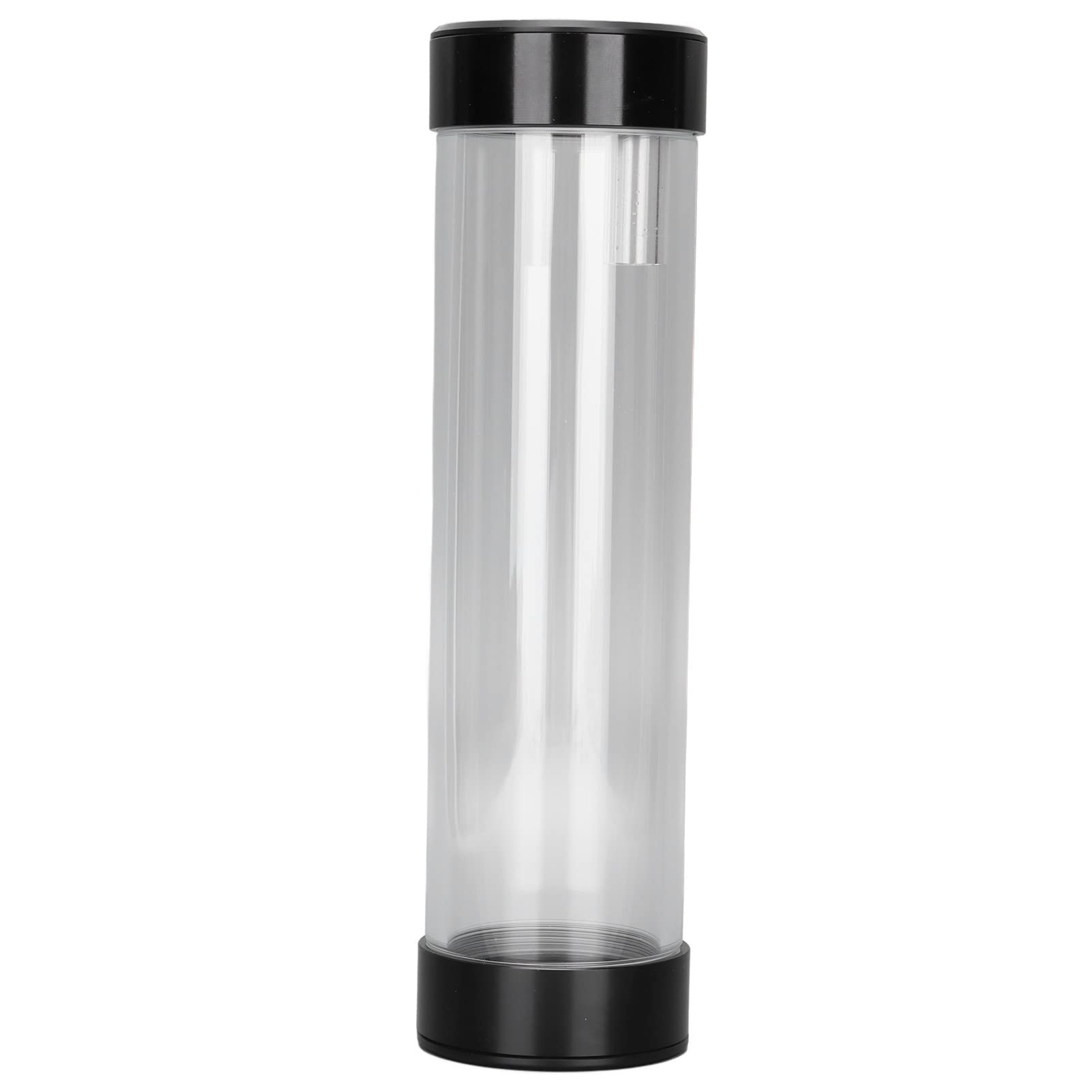 Water Cooling, 60MM Fully Open CNC Machining Temperature Water Cooler Reservoir PC Water Cooling System Heat Sink Kit for PC Computer