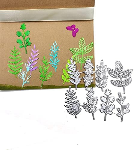 Miniatura 4 de 16 troqueles de corte de hojas, diseño de flores de verano, hojas de otoño, plantillas de metal en relieve para tarjetas, álbumes de recortes y