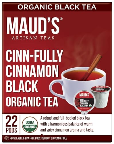 Image of Maud's Organic Cinnamon Black Tea Pods, 22ct