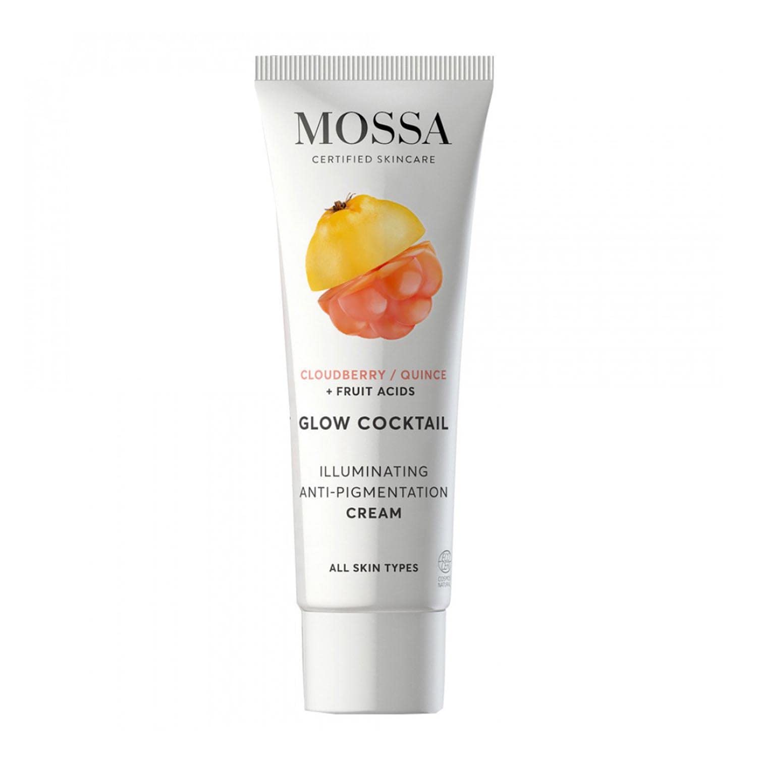MOSSA 94867 Glow Cocktail Anti-pigmentacion Cream Iluminadora Purple 50ml for adults, ideal for hydration, nourishment and skin care, 50ml, purple