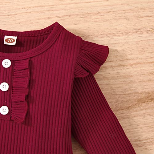 Sasaerucure Infant Baby Girl Fall Winter Outfits Long Sleeve Romper Knitted Bodysuit with Plaid Skirt 2Pcs Christmas Outfits4