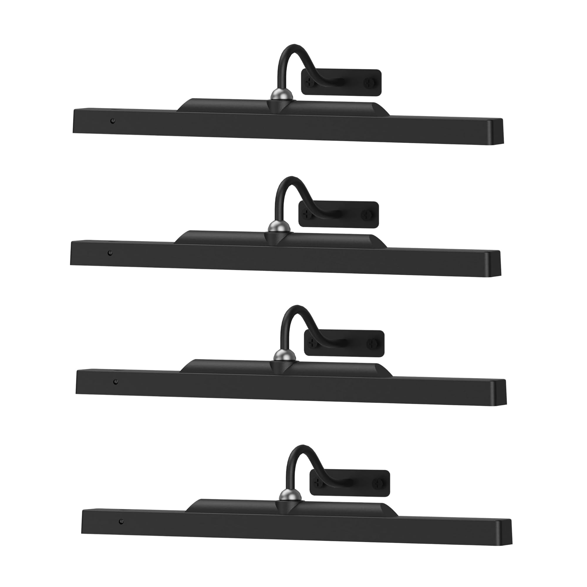 Kryoza Picture Light for Wall with Remote Black 4Pack