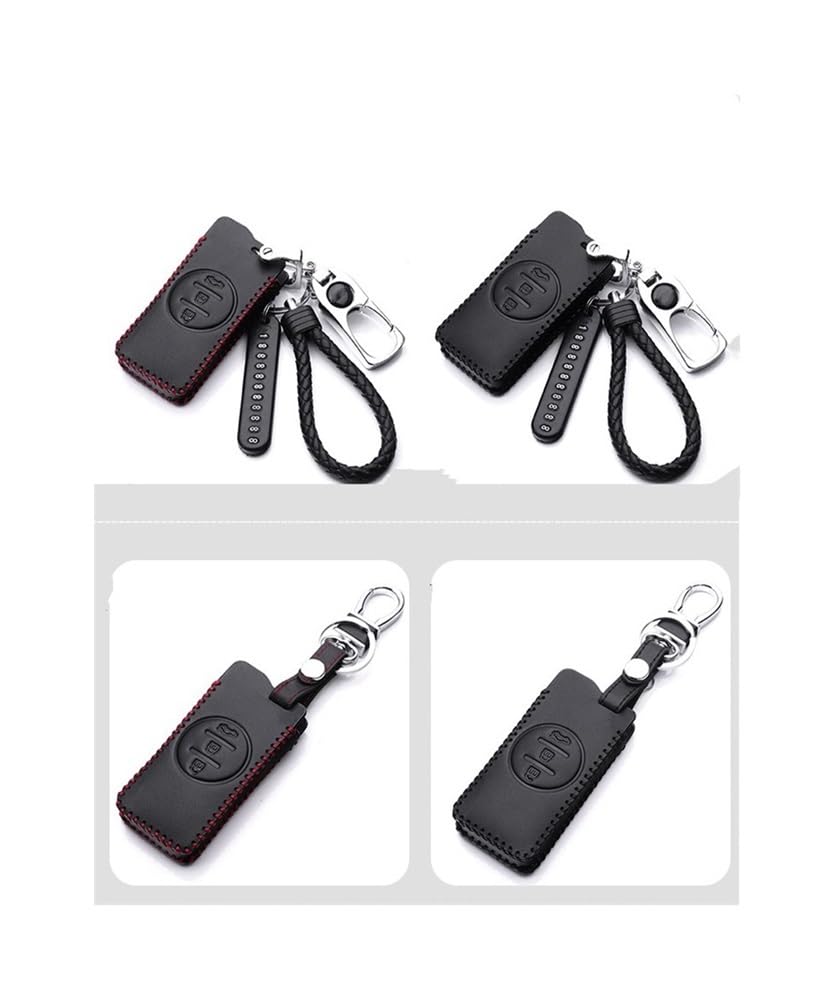 QINQIN LUQIQI Cover In Pelle Per Chiave Auto - Adatta Per Chery Tiggo 8, Arrizo 5 PRO, GX, 5X, EQ7, Tiggo 7 PRO 2020 - Protezione Antigraffio, Colori Vari