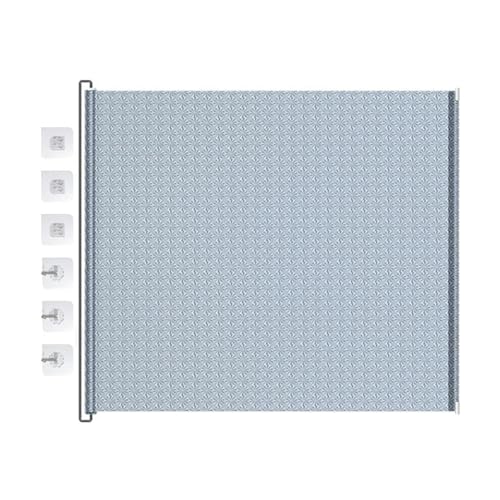 Malla retráctil sin taladrar – Barrera de seguridad para niños y mascotas | Puerta expandible para perros, gatos, entrada, pasillo, balcón | solución portátil y ligera para el hogar
