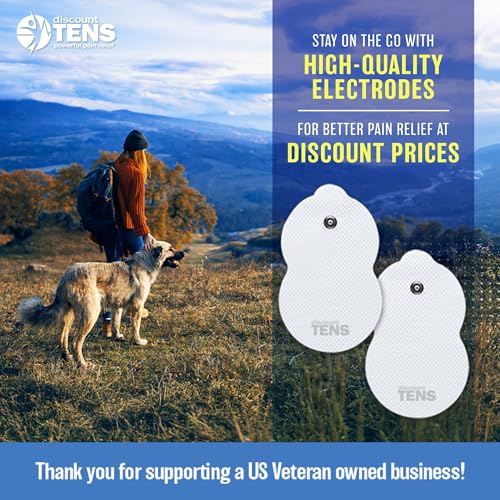 Image of Discount TENS Pads Compatible with Omron, 3.23 x 1.89 Inch, 10 Pack | Superior gel with metallic grid, long-lasting latex-free hydrogel, flexible comfort, even current flow, strong skin adhesion