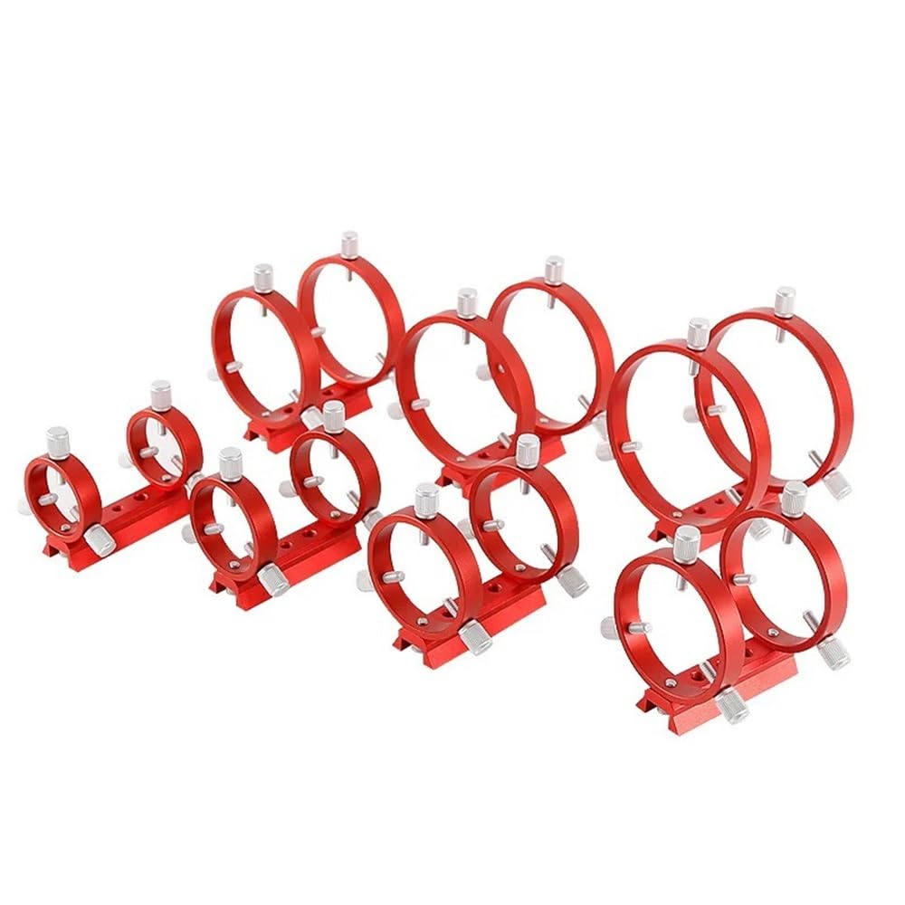 Accessoires pour télescopes Guide de télescope à queue d'aronde 90 mm, plaque de base rouge 68/80/90/102 mm, anneau de mise au point, chercheur, lunette, accessoire d'astronomie Oculaire pour télescop