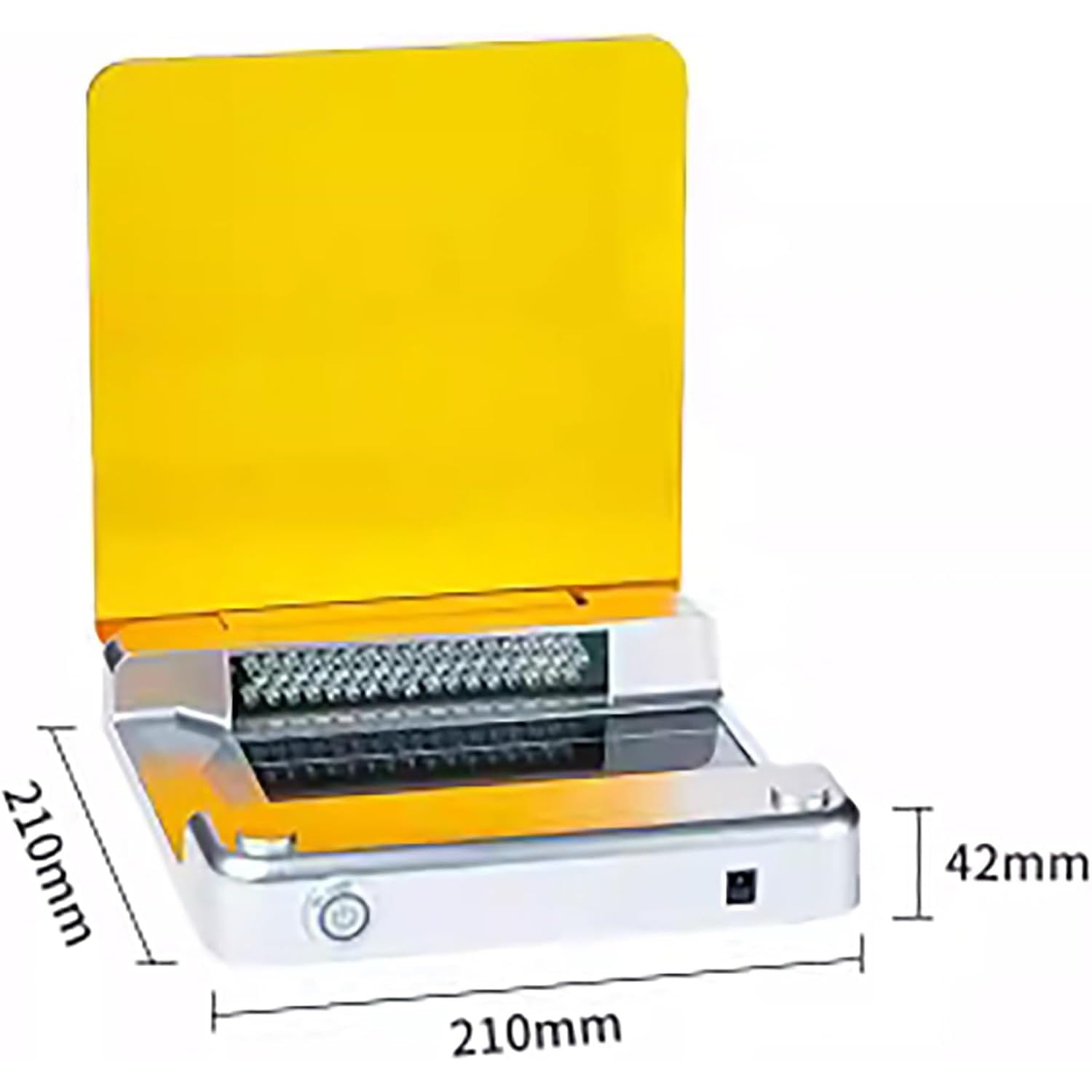 Transiluminator LED do elektroforezy żelowej, regulowana intensywność, przecinarka żelowa z filtrem bursztynowym, maksymalna długość fali 470 nm, zastosowanie laboratoryjne, 160 x 70 mm
