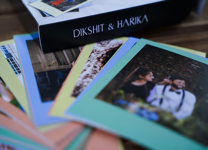 Box of Polaroids Set of 45 Palm-Sized Polaroids Adorned in a Custom-Designed Box(White)-image-11