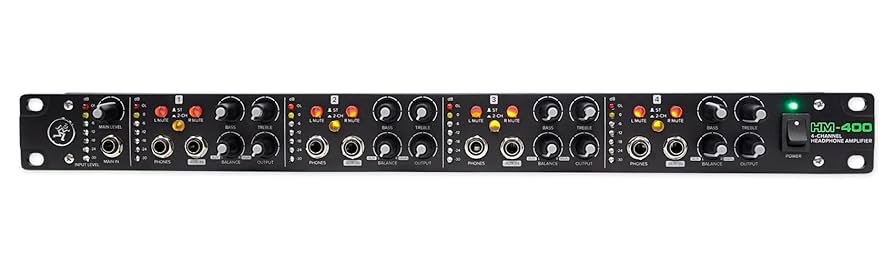 配信機器・PA機器・レコーディング機器 MACKIE HM-400 Amazon.com: Mackie HM-400 4-Channel Headphone Amplifier