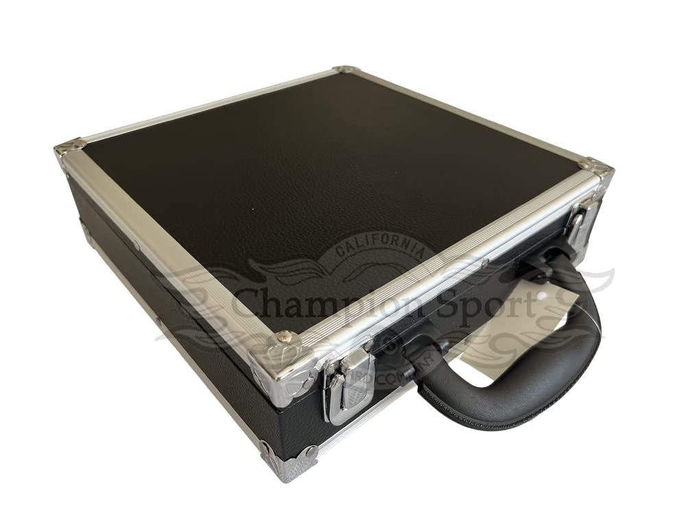 Champion Pool Balls Carrying Case, Nylon or Aluminum Travel Holder for One Set of Billiard Balls ?Holds 17 Billiard Pool Balls or 22 Billiard Pool Balls (Aluminum Pool Ball case)