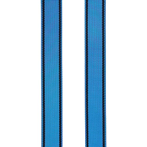 Image of Tractel C006H Phoenix Shock-Absorbing Lanyard with 3 /4 inch and 2-1 /4 inch Self-Locking Snap Hook, 6', Blue /Black