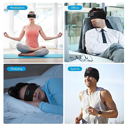 Cuffie per Dormire Fascia Bluetooth Maschera per