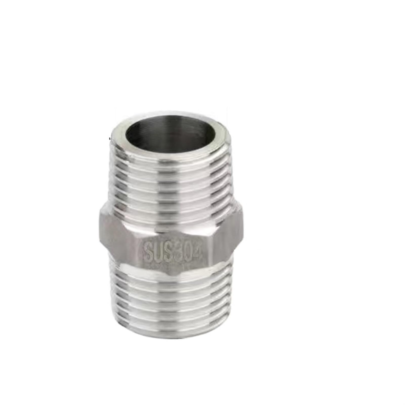 Lmrxofe Men's One Color 5Pc 201/304 Sus Bsp X Thread Hex Nipple Reducer Pipe Fitting(4Pointsx304x33.5mm)