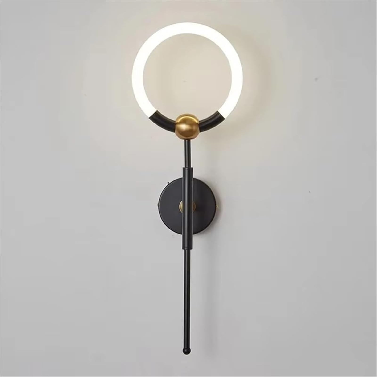 HPTHLY 10W Nordic Designer Wall Lights For Living Room, Bedroom, And Bedside, Indoor Aisle Lighting, Decorative Wall Lamps And Fixtures, Wall Sconces For Home Lightin(Black)
