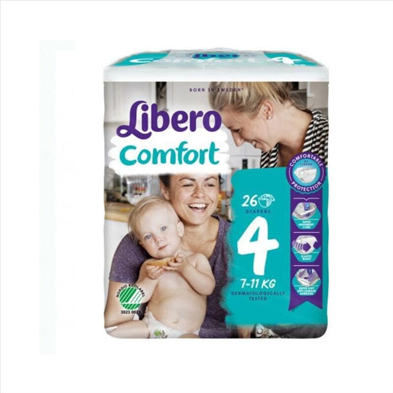 Libero - Pannolini Bebè Comfort 4 (7-11 kg)