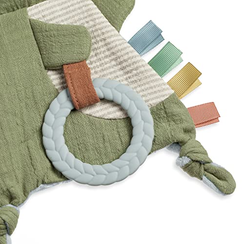Itzy Ritzy Bitzy Crinkle Sensory Toy with Teether; Features Ribbons