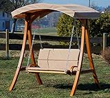 ASS Design Hollywoodschaukel Gartenschaukel Hollywood Schaukel aus Holz - 6