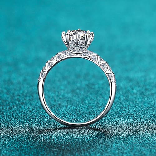 14K Gold Dazzling 1 Carat Real Diamond Wedding Bands Rings for Women | Ideal Cut | VVS2 Clarity D-color | Weddings Band Gift for Her3