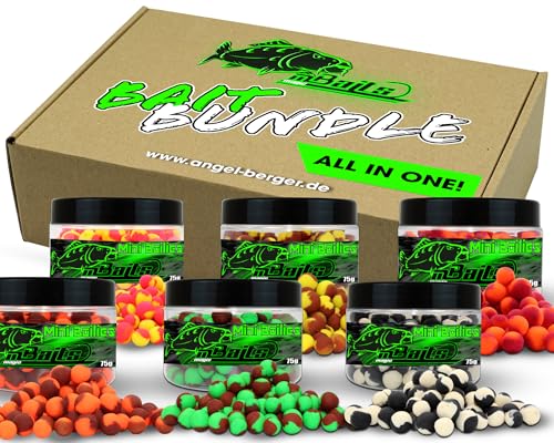 Angel-Berger Magic Baits Bait Bundle Mini Boilies All in One Köderset Feederboilies Sparpack Miniboilies